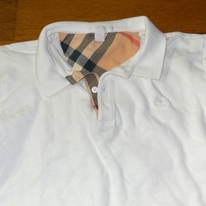 Burberry Youth White Polo